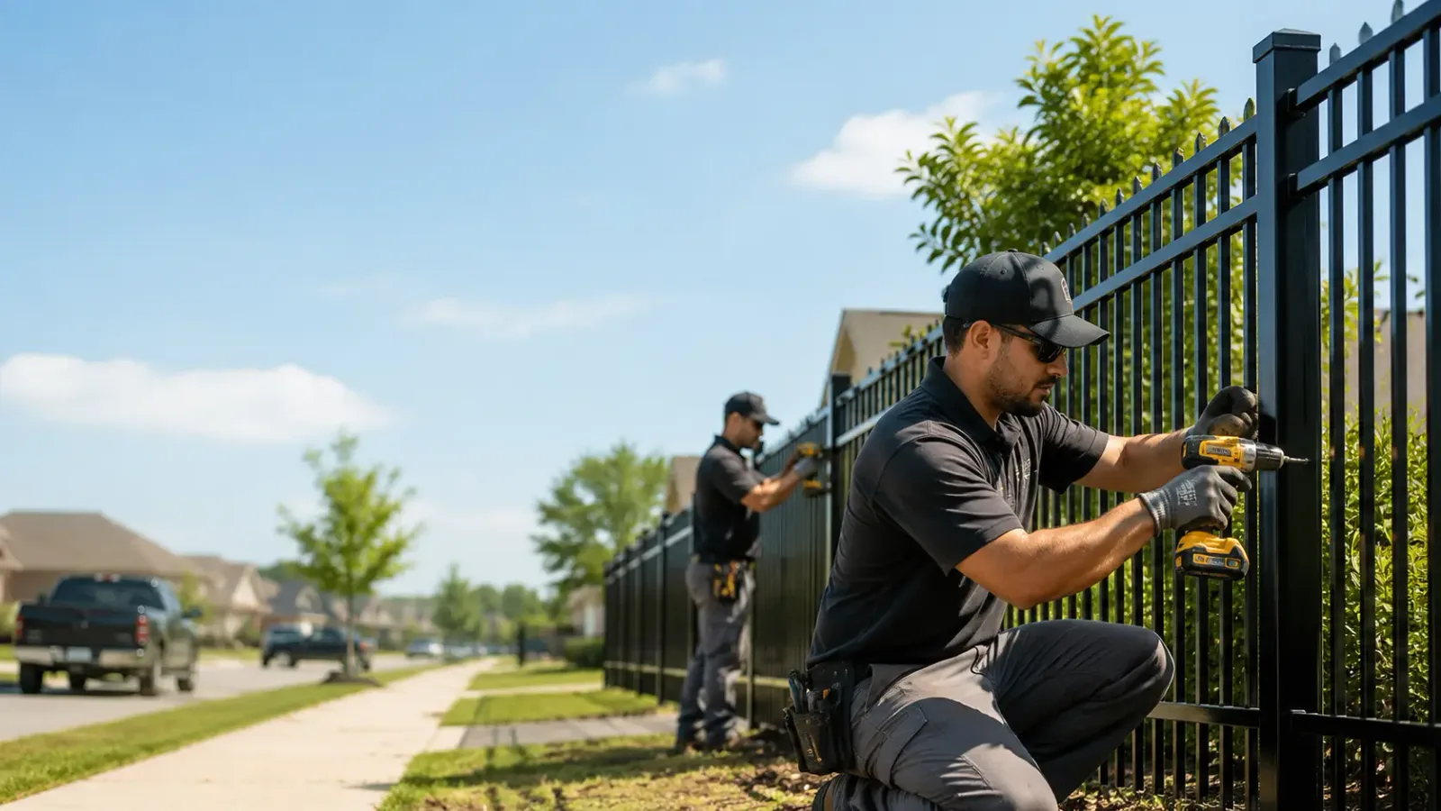 Metal Fence Installation in Bruin, PA